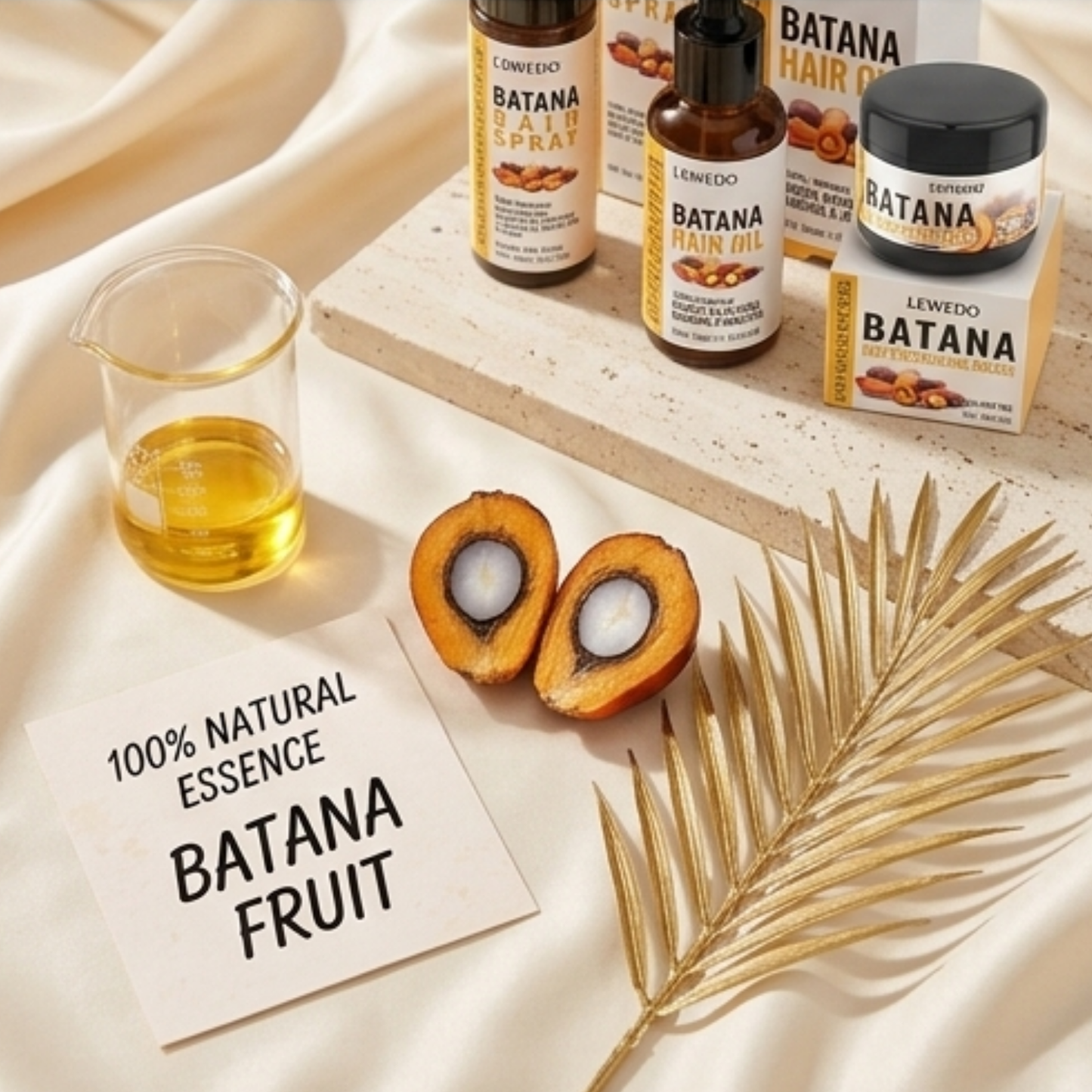 100% Pure Batana Hair Growth Oil | Natural Treatment to Reduce Hair Loss & Damage Repair