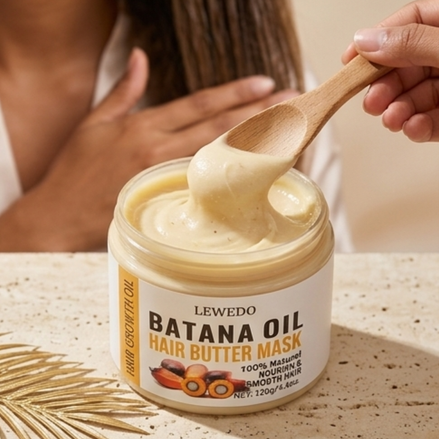 100% Pure Batana Hair Growth Oil | Natural Treatment to Reduce Hair Loss & Damage Repair