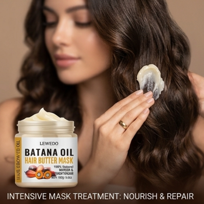 100% Pure Batana Hair Growth Oil | Natural Treatment to Reduce Hair Loss & Damage Repair