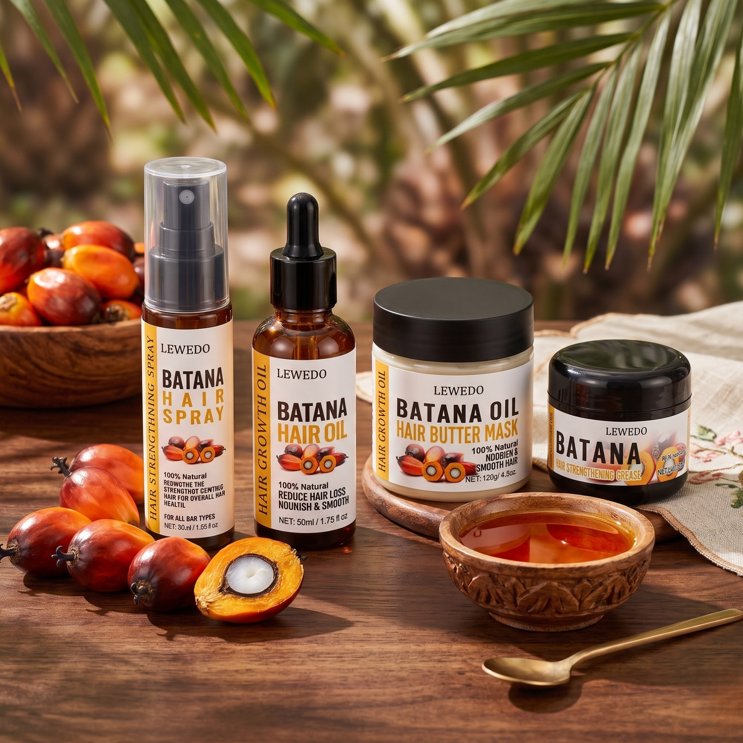 100% Pure Batana Hair Growth Oil | Natural Treatment to Reduce Hair Loss & Damage Repair